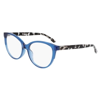 Emozioni 4405 Semi-Rimless Cat Eye/Butterfly Blue Eyeglasses  display picture 3