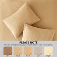 thumbnail image 4 of Mainstays 100% Cotton Matelassé Quilt, King, Reversible, Yellow, 4 of 9