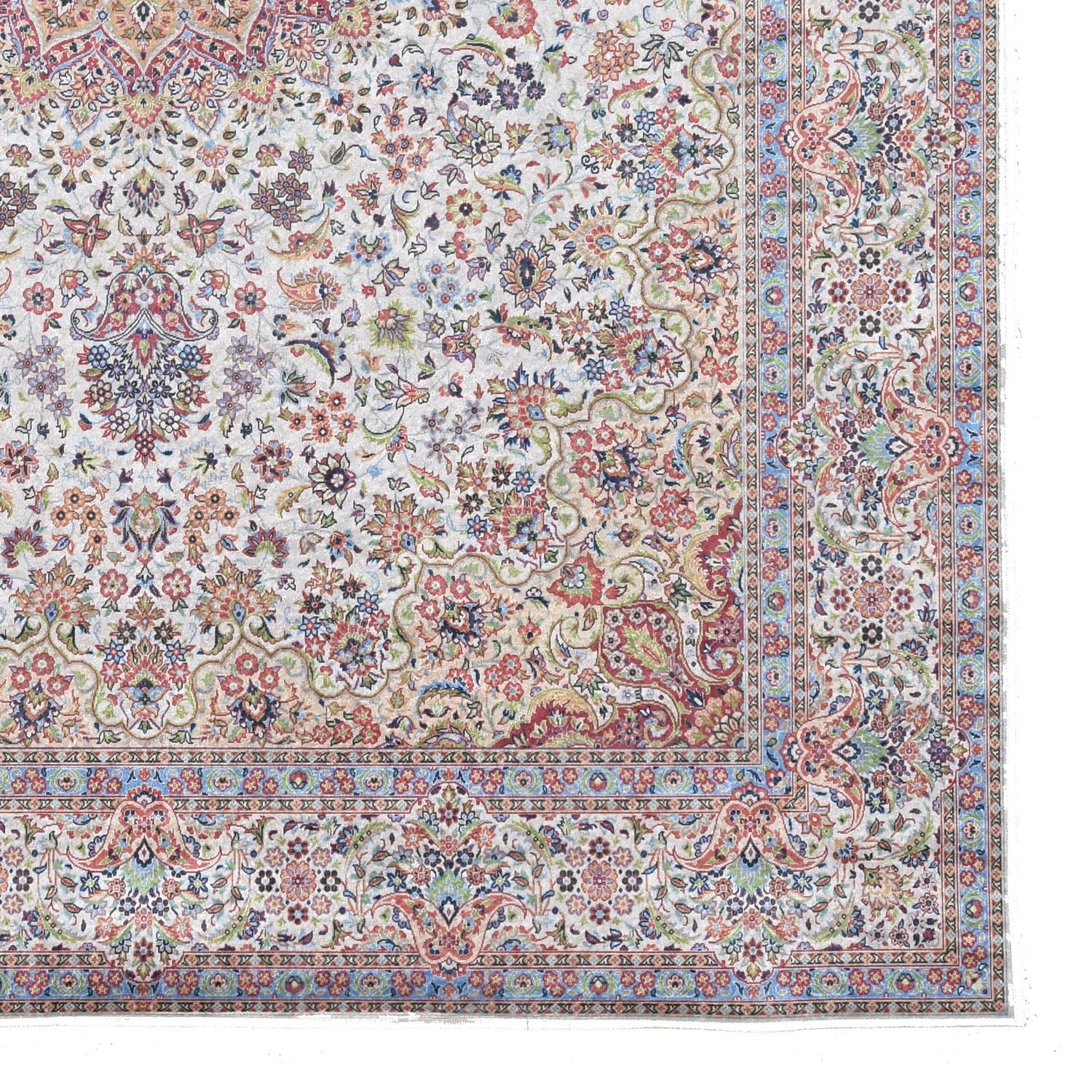 Tapis Emerald Barton crème & rouille de 6 pi 7 po x 9 pi 7 po