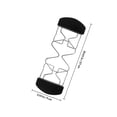 thumbnail image 2 of HOOWIFFY 1Pack Toaster Rack Silver Curved Compact Stainless Steel Grilling Warming Baking For Home Users, 2 of 8