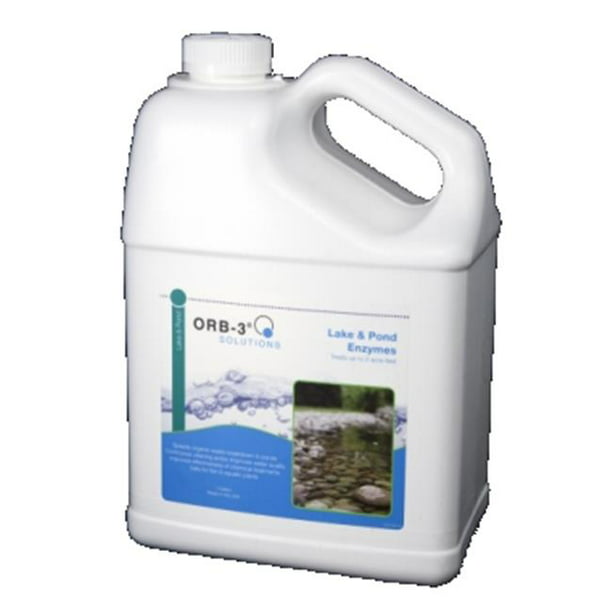 Orb-3 Q749-000-1G 1 gal Pot d'Enzymes de Lac et d'Étang