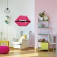 thumbnail image 4 of Alfombra de baño Panstar Pink Cute Lips, antideslizante, 4 of 8