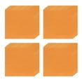 thumbnail image 1 of 100 piezas de envoltorios de caramelos de papel de aluminio, envoltorios de chocolate de 6 x 6 pulgadas, papel de aluminio (naranja, cuadrícula fina), 1 of 6