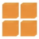 thumbnail image 1 of 100 piezas de envoltorios de caramelos de papel de aluminio, envoltorios de chocolate de 6 x 6 pulgadas, papel de aluminio (naranja, cuadrícula fina), 1 of 6