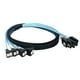 thumbnail image 5 of 7P SATA 3.0 Mini SAS Cable 6Gbps 4 SATA A 4 SATA Cable Datos para SSD (0 5 M), 5 of 6