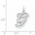 thumbnail image 2 of 925 Sterling Silver Dainty Letter G Initial Name Monogram Necklace Charm Pendant, 2 of 6