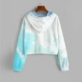 thumbnail image 4 of Siilsaa Sweatshirts for Women Womens Casual Pullover Tops Long Sleeve Shirts Crewneck Oversized Sweatshirts 2024 Fall Clothes Sky Blue,L, 4 of 4