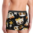 thumbnail image 4 of Kdxio Men's Boxer Briefs with Cat Skulls and Flowers Print - Comfortable and Breathable Underwear for Everyday Wear, 4 of 7