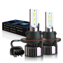 RXTSQI H13 9008 LED Headlight Bulbs, 100W 11000LM, 500% Brightness, 6000K Cool White, Pack of 2