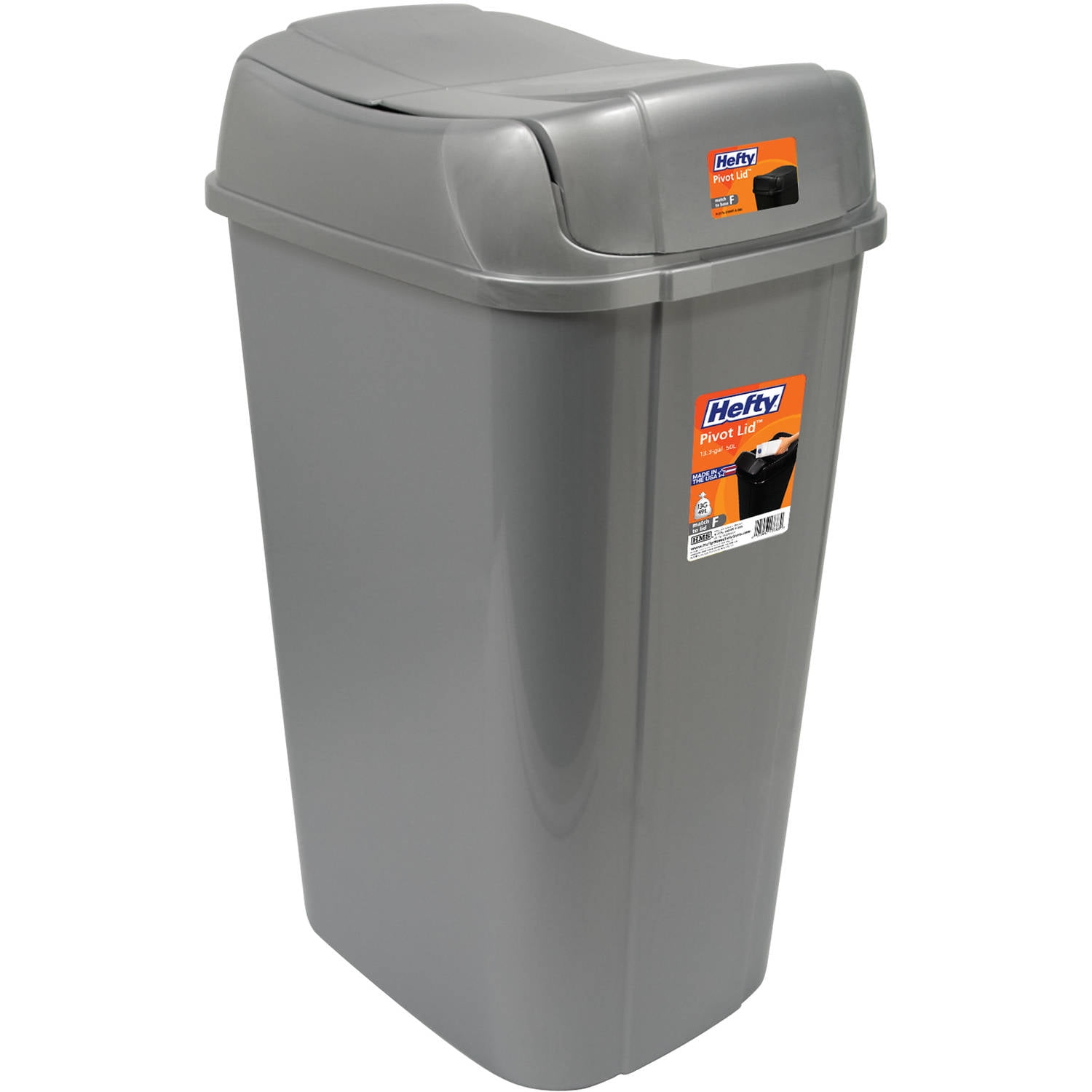 Trash Cans Recycle Bins Walmartcom