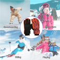 thumbnail image 6 of YAYUBA Kids Gloves Winter,Winter Sports Gloves for Girls Extreme Cold Weather Windproof Thermal Insulation for Skiing Snowboarding Skating Outdoor Adventures,Red, 6 of 7