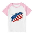 thumbnail image 7 of FamilyThread Kids American USA Flag Patriotic T Shirts 4th of July Summer T-Shirt for Boys Girls Short Sleeve American Flag Holiday Patriotic Tops, 7 of 7