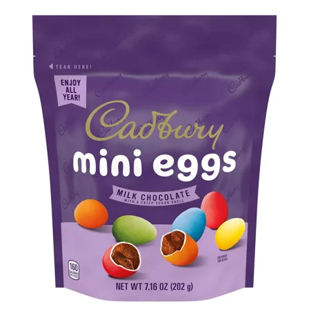 Cadbury Milk Chocolate Mini Eggs Bag Candy - 7.16oz