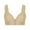 Beige, variant on JGTDBPO Front Closure Bra For Women Plus Size Pure Wire Free Bras Comfort Shockproof Breathable Sports Bras Push Up Underwear Bralettes One Piece Bra Daily Underwear
