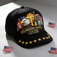 thumbnail image 3 of 250 Anniversary USA Hat United States 1776–2026, Patriotic Baseball Cap, Unisex July 4th Freedom Hat White, 3 of 9