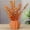 Orange, variant on Zawou Orange Pumpkin Shape Ceramic Vase, Creative Planter Decoration for Flowers, Home, Office, Party, or Wedding Seasonal Display