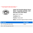 thumbnail image 2 of Intake Left Camshaft Adjuster Sensor Wheel - Compatible with 2006 - 2011 Mercedes-Benz R350 4Matic 2007 2008 2009 2010, 2 of 2