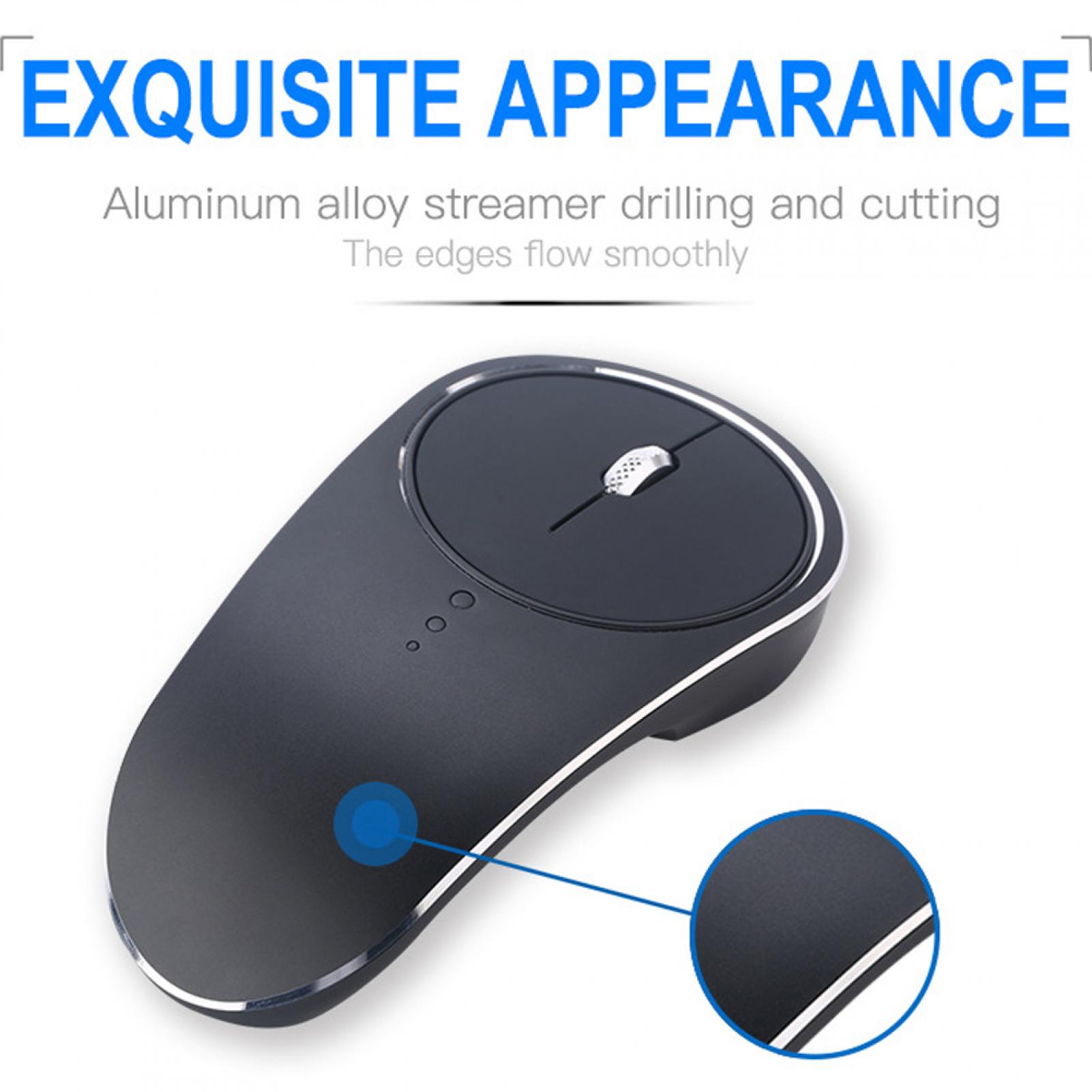 OTVIAP Wireless Mouse,Office Mouse,Aluminum Alloy 2.4G ...