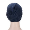 thumbnail image 5 of Ludlz Women Stretch Turbans Head Bennie Cover India's Hat Headwear Muslim Hijab Twisted Pleated Headwrap, 5 of 5