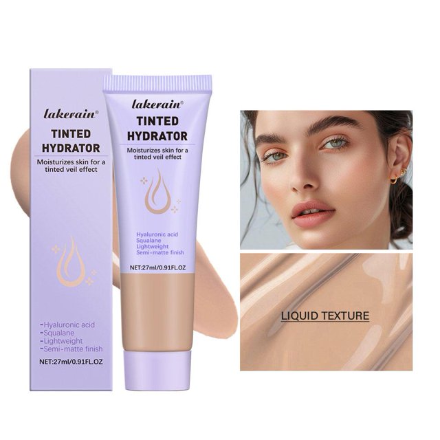 EZLIFE Crema hidratante BB de Lakerain, protección solar, corrector de maquillaje líquido J1B4 F0Q8