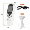 thumbnail image 3 of Electric Muscle Stimulator Dual Channels Pulse Massager Pain Relief Therapy Tens Device with Electrode Pads Wires, 3 of 12