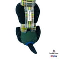 thumbnail image 5 of Barkertime Gray Plaid Neon Stripes on Green Escape-Proof Premium Waterproof Dog Diaper Overall - Made in USA, 5 of 8