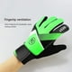 thumbnail image 5 of Fútbol americano Guantes de portero antideslizantes Guantes de portero de fútbol para niños adultos (Verde 7), 5 of 5
