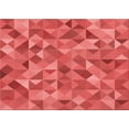 thumbnail image 1 of Ahgly Company Indoor Rectangle Patterned Ferrari Red Area Rugs, 2' x 4', 1 of 6