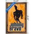 thumbnail image 3 of Johnny Bravo - Sign Wall Poster, 14.725" x 22.375", Framed, 3 of 5