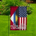 thumbnail image 4 of Flag American Half Antiguan And Barbud Flag Antiguan American Friendship Antigua U.S.A Patriotic Proud House Flag, Double-Sided Decorative Outdoor Flag, Patriotic Polyester Yard Flag 29.5 x 39.5 in, 4 of 5