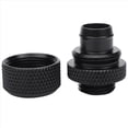 thumbnail image 4 of 6Pcs Refrigeración por Agua para G1 / 4 Pagoda de Hilo Externo para 9.5X12.7Mm de Enfriamiento por Computadora de Tubo Suave Conector Negro, 4 of 5