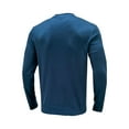 thumbnail image 4 of Grianlook Men Casual Solid Color Jumper Tops Crew Neck Knit Pullover Long Sleeve Knitted Sweaters Navy Blue 2XL, 4 of 4