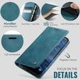 thumbnail image 3 of Compatible with iPhone 15 Pro Mobile Phone Case CASEME 033 Series RFID Wallet Holder Calfskin Mobile Phone Case, 3 of 5