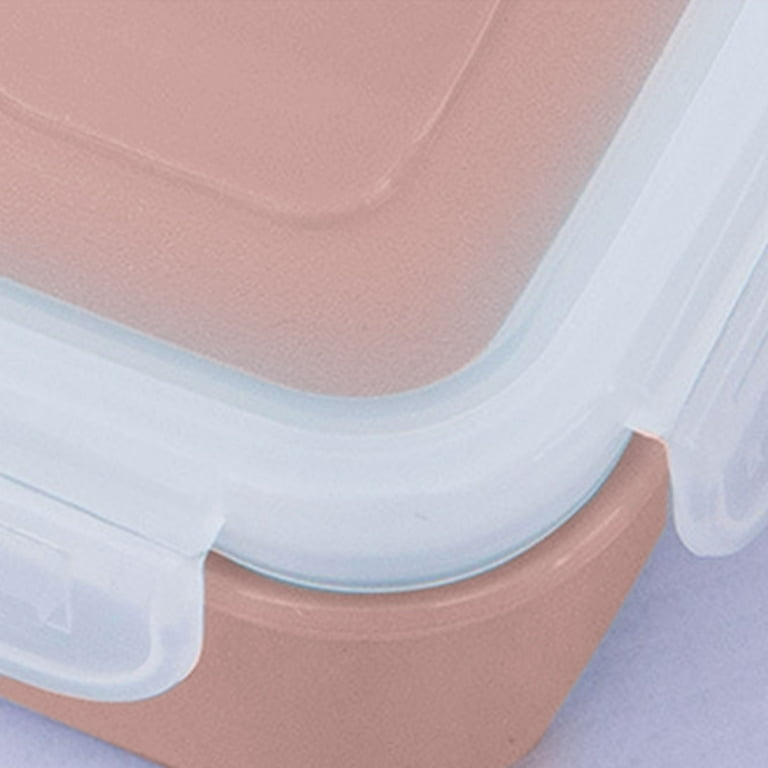 Simple Refrigerator Preservation Box Small Lunch Box Kitchen Lunch Box Plastic Storage Box Sealed Box for Lunch Kitchen Arrangement Laundry Organizers