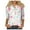 Pink, variant on Women's 3/4 Sleeve Tops V Neck Button Down Up Floral Print Shirts Loose Fit Elbow Sleeve Henley Blouses Beach Vintage Tee Shirts Casual Clothes Wine M