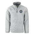 thumbnail image 2 of Men's Cutter & Buck  Gray New York City FC Big & Tall Charter Eco Knit Recycled Full-Zip Hoodie Jacket, 2 of 3