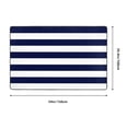 thumbnail image 2 of Shaggy Area Rug, Navy Blue And White Stripes Rugs for Living Room Bedroom Non Slip Door Mat Indoor Carpet Machine Washable Nursery Home Decor Floor Mats for Entryway 60x39in, 2 of 5