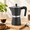 Black-9 cup, variant on Stovetop Espresso Moka Pot, 6 Cup, Red, 10 Oz, Italian Greca Cuban Coffee Maker