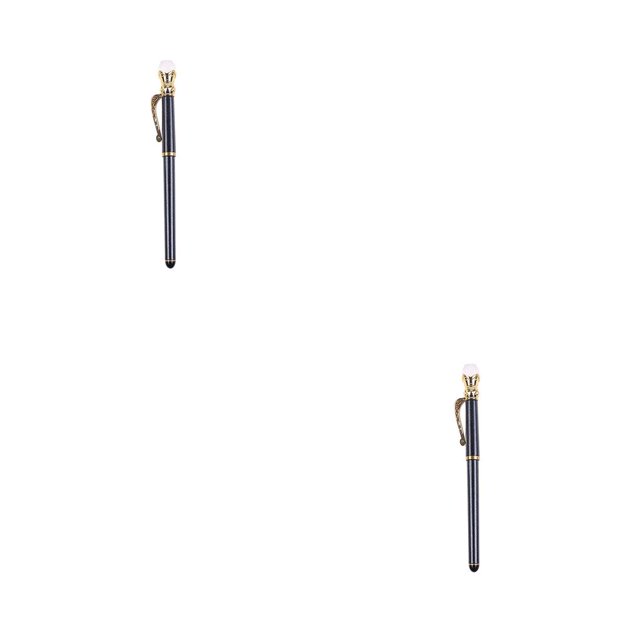 Monstrate Pluma de pintura de diamantes de imitación, herramientas de perforación, suministro de artesanías, accesorios de bricolaje, decoración de DZ07-negro 2piezas Monstrate CBP368171