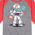 thumbnail image 3 of Toy Story 4 - Buzz And Planets Sketchy - Toddler & Youth Raglan Graphic T-Shirt, 3 of 6
