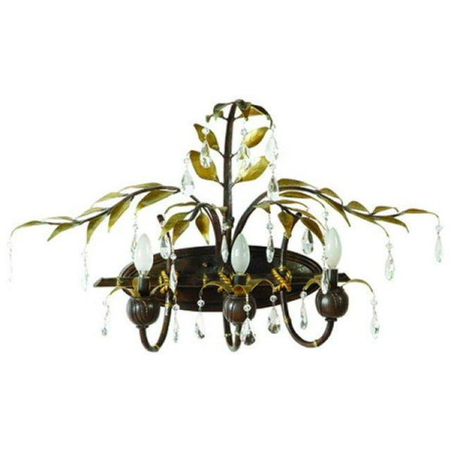 Yosemite NPJ787 Three Light Vanity, Maple with Oxides High Light