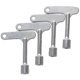 thumbnail image 2 of 4pcs Elevator Key Elevator Service Key Triangle Panel Lock Triangle Spanner, 2 of 3