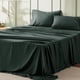 thumbnail image 1 of Juego de sábanas Bedsure California King de 4 piezas, color verde bosque, 1 of 7
