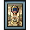 thumbnail image 2 of Montgolfier Brothers Ballon Vintage Style Print Beautifully Framed, 2 of 5