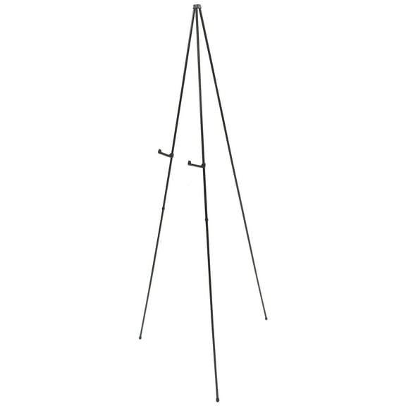 FUTUREORYY 1Pcs Tripod Easel for Artists with Adjustable Height Black Alloy Triangular Base Outdoor Painting