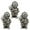 style1, variant on ICERUN 3Pcs Garden Gnomes,Resin Knight with Axe Garden Statues,Antique Metal Texture Gnomes Decorations for Yard,Style1