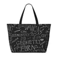 thumbnail image 2 of Gaeub Black Scientific Beach Travel Bag, Multi-Pocket Beach Bag, Summer Vacation Bag, Beach Essentials Tote, 2 of 7
