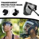 thumbnail image 4 of Unisex Full Shield Mask Transparent Moto Cycling Windproof Mask Dustproof Anti-wind Welding Safety Glasses Protection Face Mask, 4 of 5