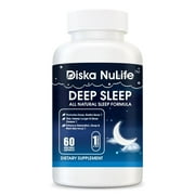 Diska Nulife Deep Sleep Support | Melatonin Supports Restful Sleep | 60 Capsules