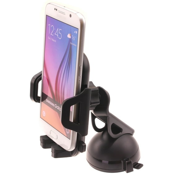 Dash Car Mount for Motorola Moto G Pure/Power (2022)/5G Phones- Windshield Holder Cradle Swivel X1Y